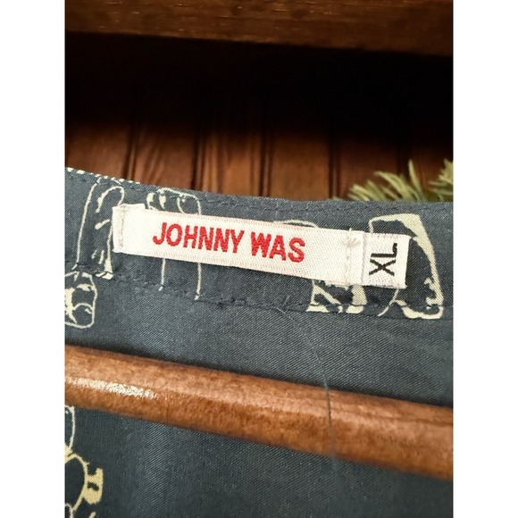 JOHNNY‎ WAS Ada Slip Dress Silk Tiger Flowy XL $799 - Picture 3 of 16